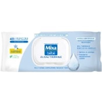 Comparez Lingettes bébé Nettoyantes Visage et corps A l'Eau Thermale Hypoallergénique MIXA